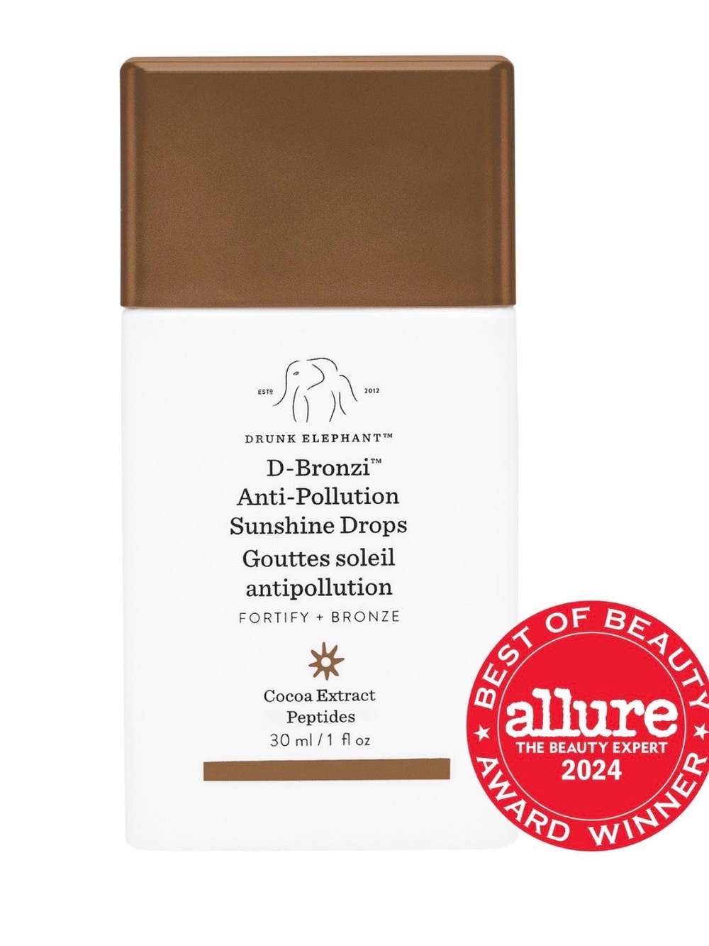 Drunk Elephant D-Bronzi ™ Bronzing Drops with Peptides